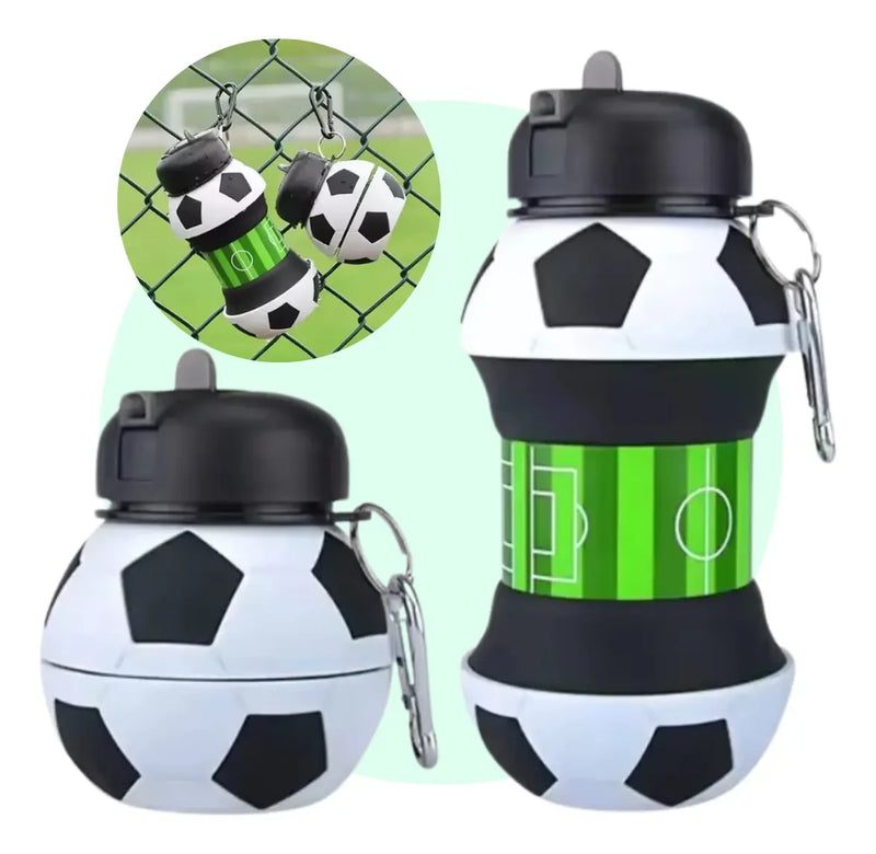 Botella De Agua Plegable Llavero Deportiva