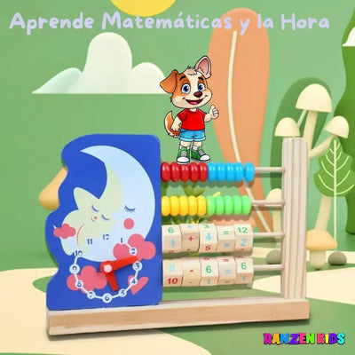 Ábaco Infantil de Madera Educativo | Aprende a Sumar y Restar Jugando