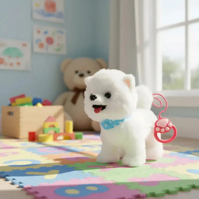 Perro Inteligente Peluche Camina Ladra Y Habla Repite Voces
