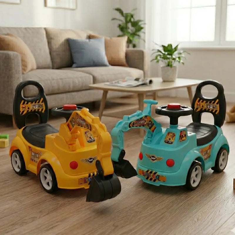Buggy Infantil con Pala Excavadora con Luz, Bocina y Sonido