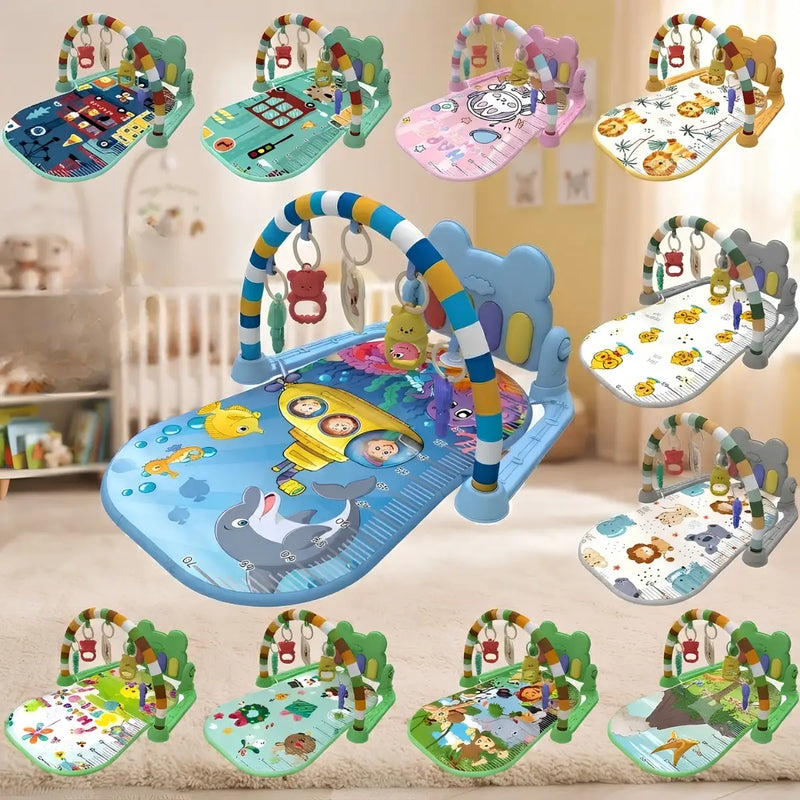 Alfombra Musical para Bebés con Actividades | Tapete Interactivo con Sonidos y Luces