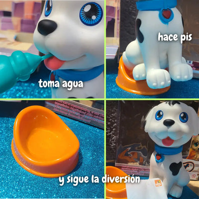 Perrito Dálmata Interactivo Hace Pipí con pelela