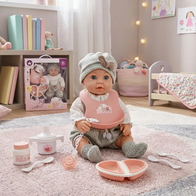 Muñeca Bebé Reborn 41cm con Accesorios | Bebote Realista para Juego de Cuidado Infantil