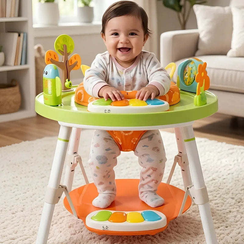 Centro de Actividades 3 en 1 para Bebé | Mesa Didáctica y Entrenador Interactivo