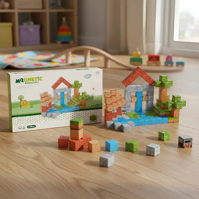 Bloques Magnéticos 88 Piezas tipo Minecraft