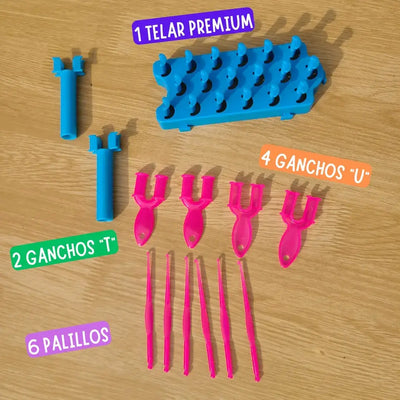 Set de 12.000 Piezas Gomitas para Pulseras COLORIDAS