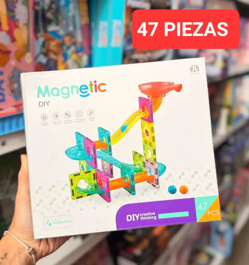 Bloques Magnéticos 47 Piezas Juego Didáctico