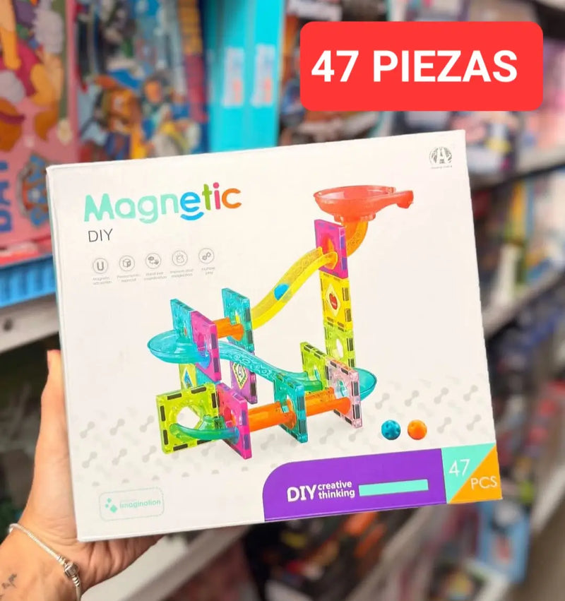 Bloques Magnéticos 47 Piezas Juego Didáctico