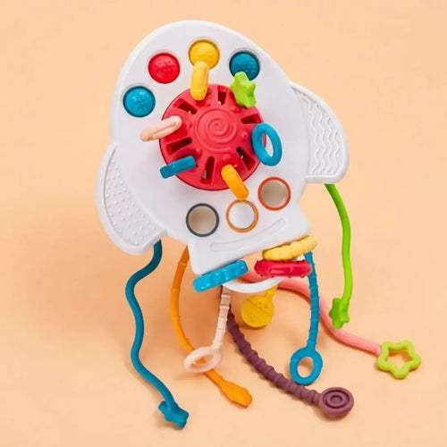 Mordillo Sonajero Multisensorial Montessori para Bebés