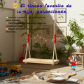 Hamaca Madera Niños Columpio Interior Exterior Ajustable - imagen 8