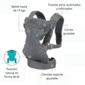 Mochila Silla Carrier Porta Bebé Ergonómico 4 Posiciones - imagen 7