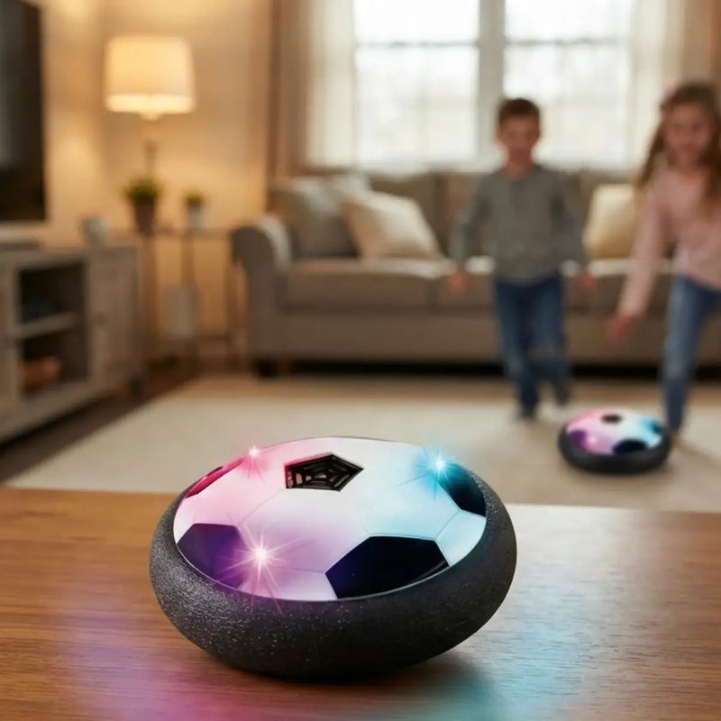 Pelota de Fútbol Flotante con Luces LED | Hover Soccer Ball Infantil para Jugar en Casa