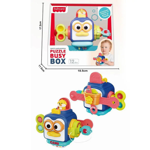 Cubo Sensorial Montessori para Bebé Juego Didáctico de Actividades y Estimulación