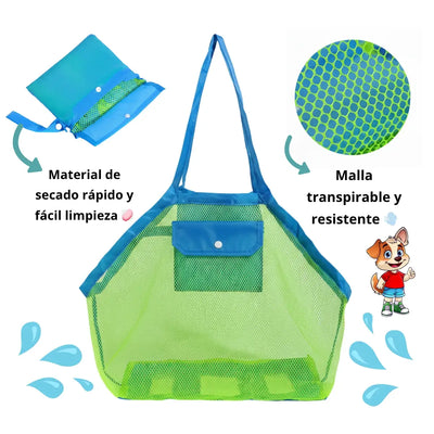 Bolso Playero de Red Reutilizable | Práctico y Ligero