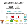 Cocina de Juguete Infantil con Alimentos que Cambian de Color | Set Gourmet Interactivo para Niños - imagen 6