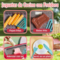 Cocina de Juguete Infantil con Alimentos que Cambian de Color | Set Gourmet Interactivo para Niños - imagen 7