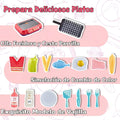 Cocina de Juguete Infantil con Alimentos que Cambian de Color | Set Gourmet Interactivo para Niños - imagen 8
