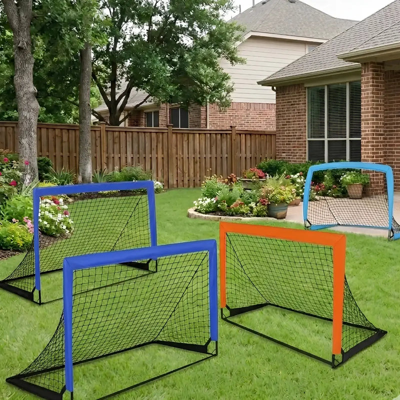 Arco de Fútbol Infantil Plegable 115x85 cm | Portátil para Entrenamiento y Juego