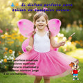 Disfraz de Mariposa para Niña con Alas, Tutú, Varita y Vincha | Set Fantasía Completo - imagen 3