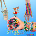 Kit para Hacer Pulseras con 4200 Gomitas | Set Creativo Infantil DIY Colores y Accesorios - imagen 7