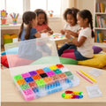 Kit para Hacer Pulseras con 4200 Gomitas | Set Creativo Infantil DIY Colores y Accesorios - imagen 1
