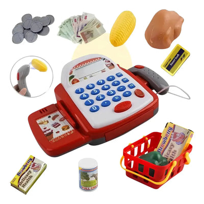 Caja Registradora Infantil con Scanner y Accesorios | Juego de Supermercado con Sonido