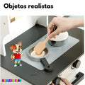 Cocina Infantil de Madera Blanca con Accesorios - imagen 8
