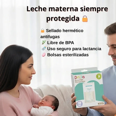 Bolsas para Almacenamiento de Leche Materna | Pack Estéril Seguro para Lactancia