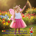 Disfraz de Mariposa para Niña con Alas, Tutú, Varita y Vincha | Set Fantasía Completo - imagen 5