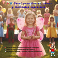 Disfraz de Mariposa para Niña con Alas, Tutú, Varita y Vincha | Set Fantasía Completo - imagen 6