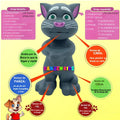 Gato Interactivo que Repite Voz | Juguete Parlante Infantil Tipo Talking Tom con Sonidos Divertidos - imagen 4