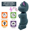 Gato Interactivo que Repite Voz | Juguete Parlante Infantil Tipo Talking Tom con Sonidos Divertidos - imagen 6