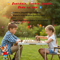 Ajedrez de Madera Portátil con Tablero Plegable | Juego Clásico Educativo Completo - imagen 7