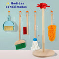 Set de Limpieza Infantil de Madera | Juego de Aseo y Orden para Niños y Niñas - imagen 8