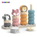 Juego de Encastre de Madera con Animales | Puzzle Didáctico Infantil Montessori - imagen 3