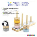 Juego de Encastre de Madera con Animales | Puzzle Didáctico Infantil Montessori - imagen 6