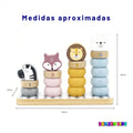 Juego de Encastre de Madera con Animales | Puzzle Didáctico Infantil Montessori - imagen 5