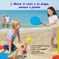 Set Red Tenis Portátil Paletas Pelotas Juego Exterior para Niños - imagen 2