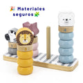 Juego de Encastre de Madera con Animales | Puzzle Didáctico Infantil Montessori - imagen 9