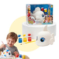 Figuras para pintar: Fish, Shark and Dino - Coloreable + Temperas + Pincel - imagen 13