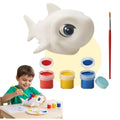 Figuras para pintar: Fish, Shark and Dino - Coloreable + Temperas + Pincel - imagen 14