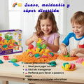 Arena Mágica Cinética Juego Infantil Con Molde De Comida - imagen 7