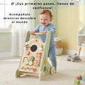 Caminador de Madera para Bebé con Actividades | Andador Didáctico 12-18 Meses Arcoíris - imagen 2