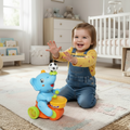 Elefante Interactivo con Tambor y Pelota Flotante | Camina y Juguete Musical y Luces para Niños - imagen 2