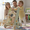 Caminador de Madera para Bebé con Actividades | Andador Didáctico 12-18 Meses Arcoíris - imagen 9