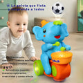 Elefante Interactivo con Tambor y Pelota Flotante | Camina y Juguete Musical y Luces para Niños - imagen 9