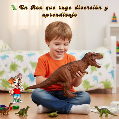 Figura Dinosaurio T-Rex Juguete Educativo Infantil