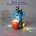 Elefante Interactivo con Tambor y Pelota Flotante | Camina y Juguete Musical y Luces para Niños - imagen 5