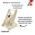 Caminador de Madera para Bebé con Actividades | Andador Didáctico 12-18 Meses Arcoíris - imagen 3