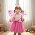 Disfraz de Mariposa para Niña con Alas, Tutú, Varita y Vincha | Set Fantasía Completo - imagen 1
